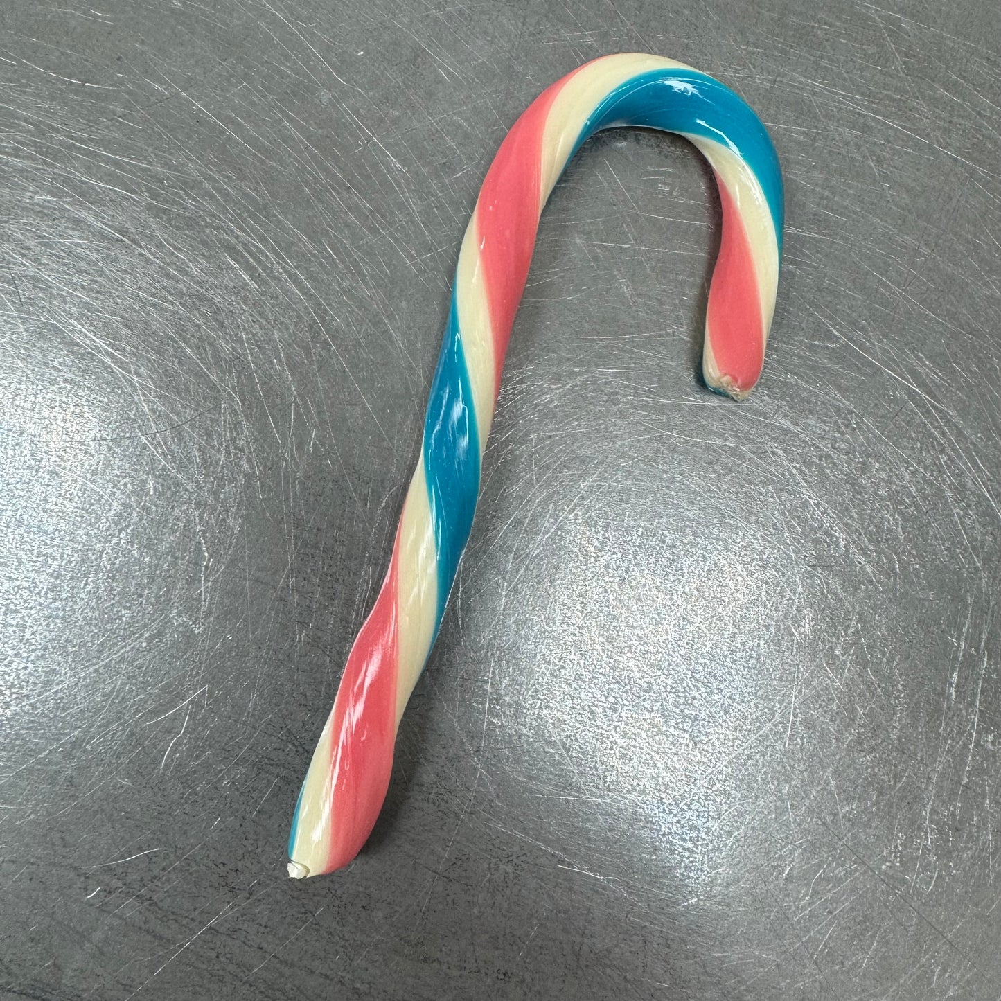 Tutti frutti flavoured candy cane