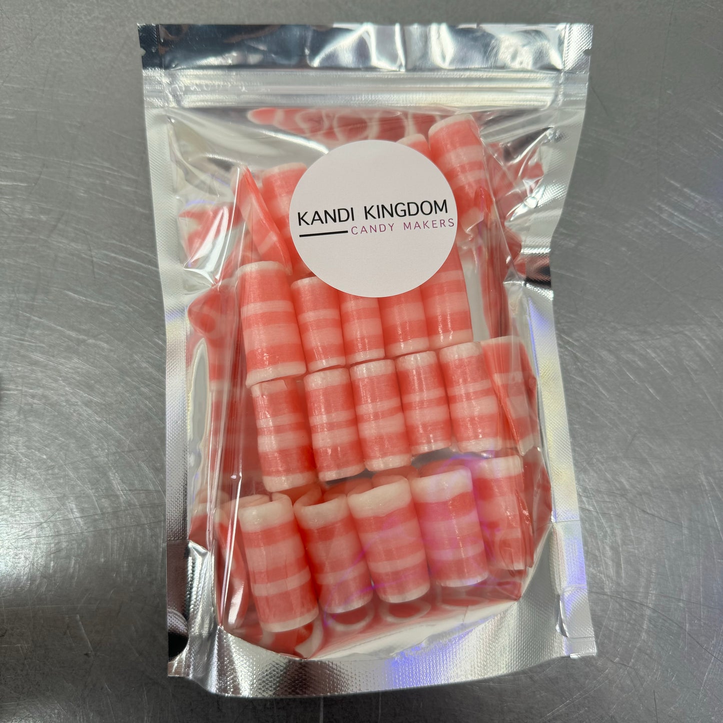 Toasted Marshmallow Ribbon Candy