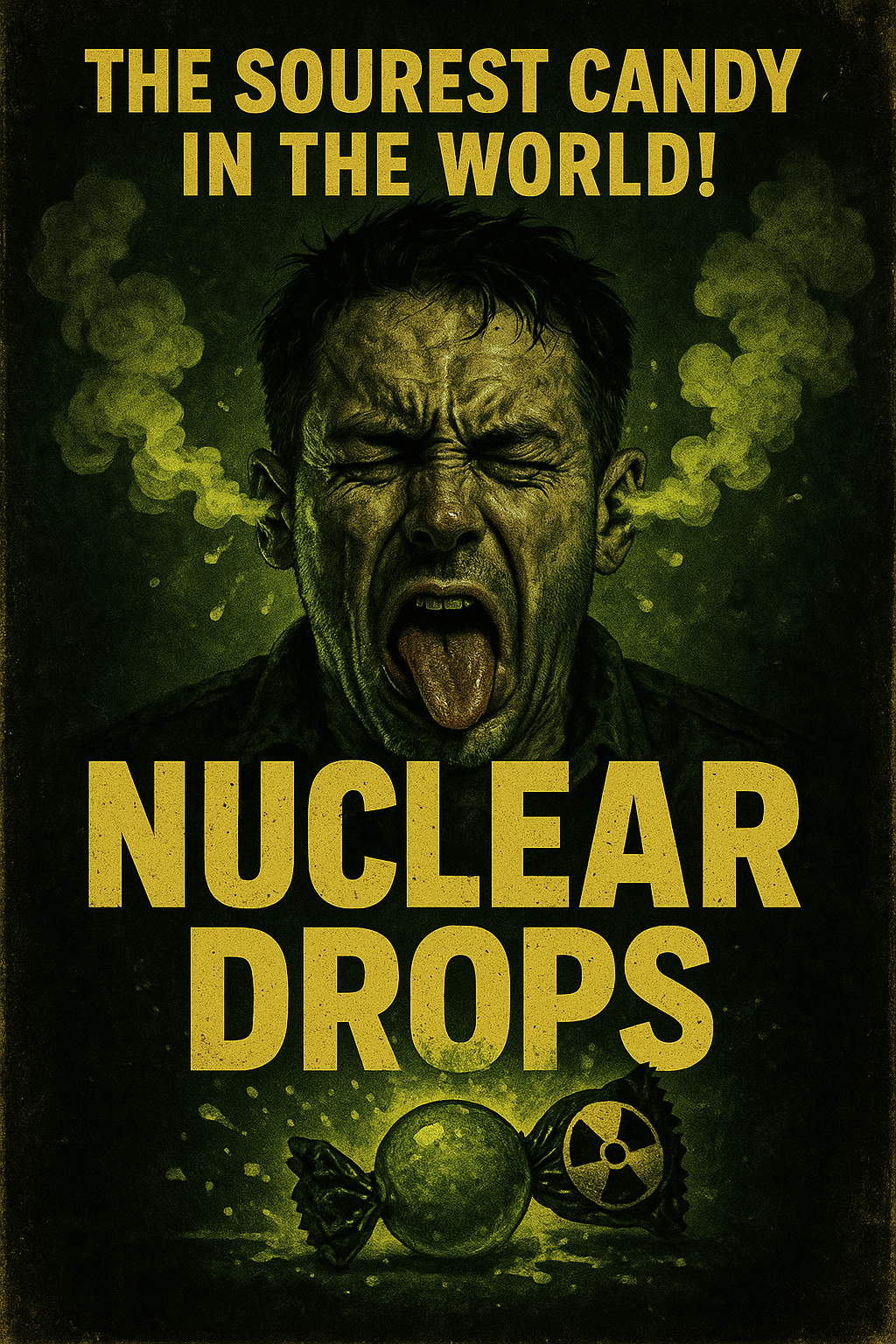 Nuclear Drops – Blue Raspberry Flavour The World’s Most Sour Candy. Handmade. Hardcore.