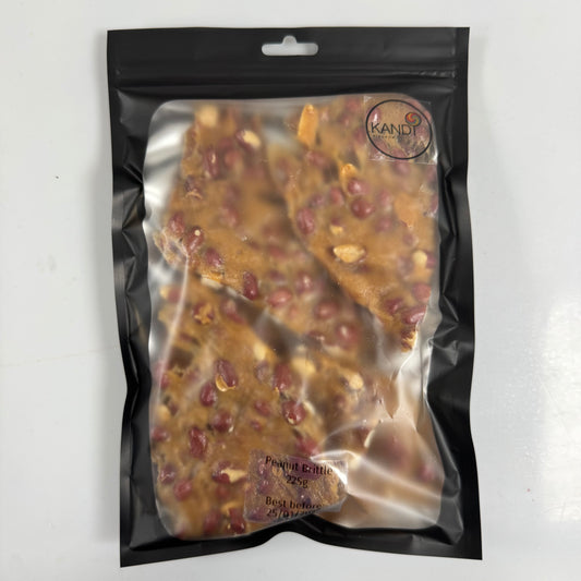 Peanut brittle handmade
