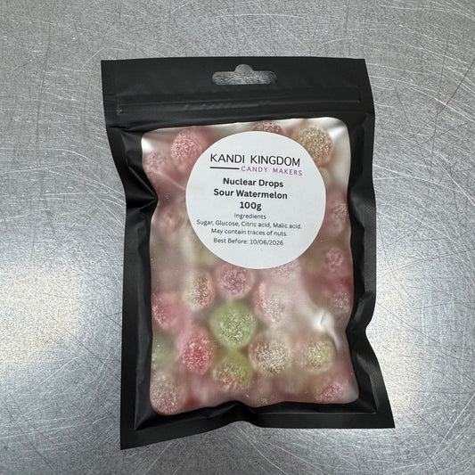 Nuclear Drops – Watermelon Flavour The World’s Most Sour Candy. Handmade. Hardcore.