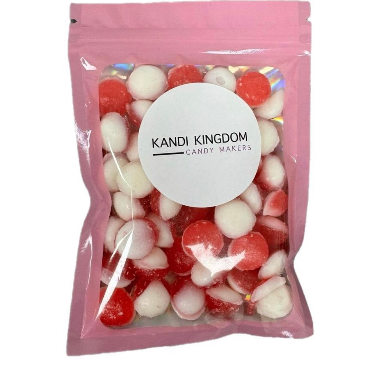 Strawberries and cream drop candy