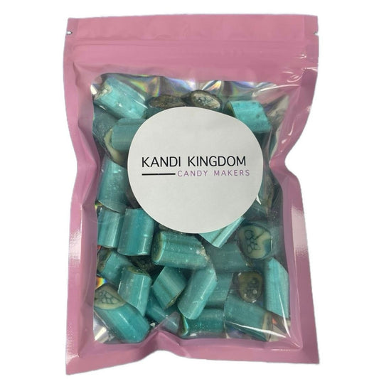 100g Blue Raspberry rock sweets